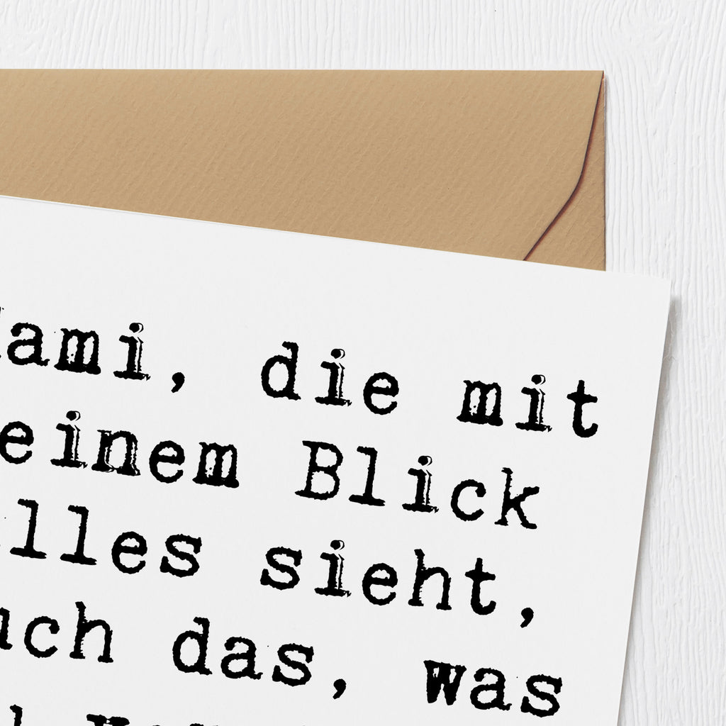 Deluxe Karte Spruch Mami Superkraft Karte, Grußkarte, Klappkarte, Einladungskarte, Glückwunschkarte, Hochzeitskarte, Geburtstagskarte, Hochwertige Grußkarte, Hochwertige Klappkarte, Familie, Vatertag, Muttertag, Bruder, Schwester, Mama, Papa, Oma, Opa