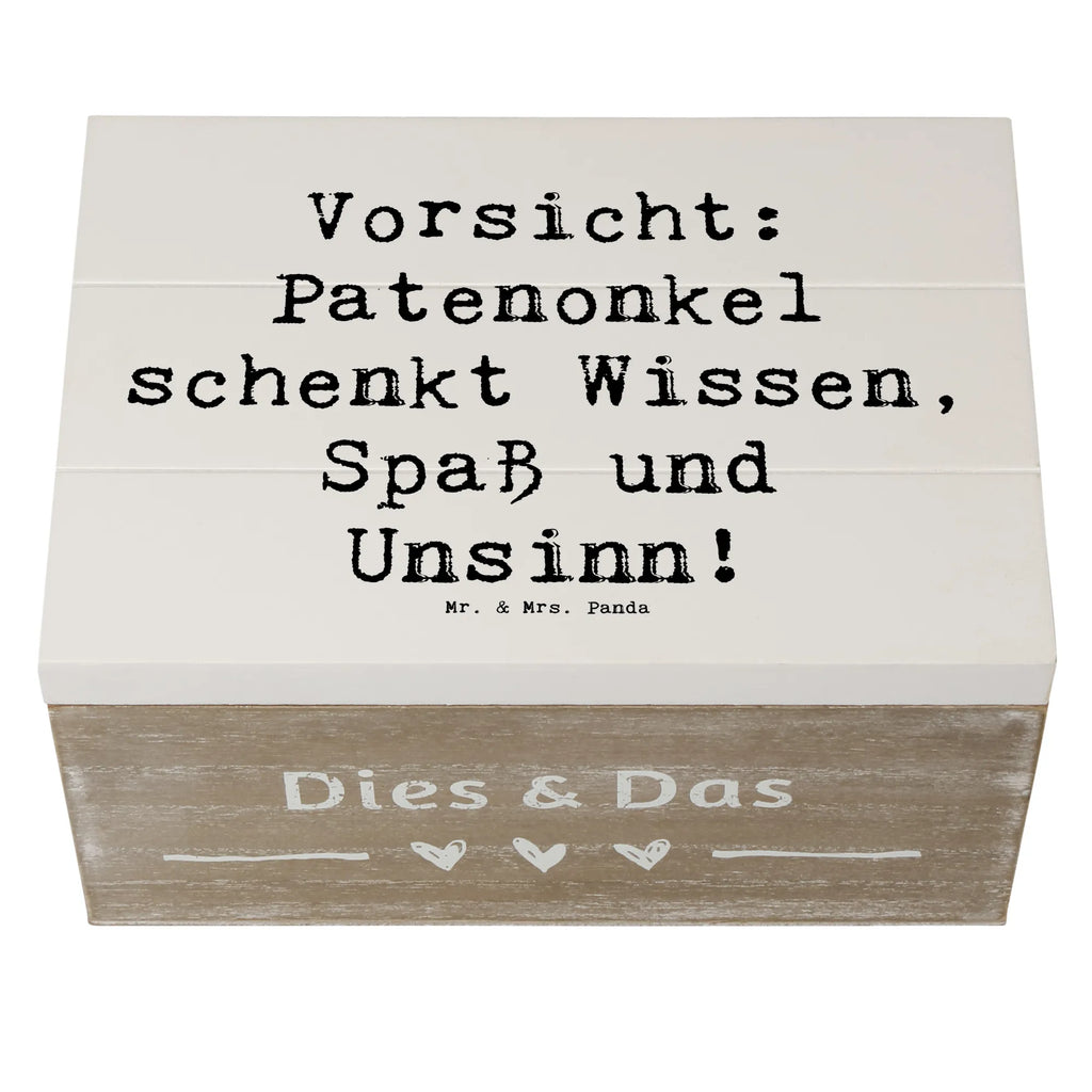 Holzkiste Spruch Patenonkel Wissen Spaß Holzkiste, Kiste, Schatzkiste, Truhe, Schatulle, XXL, Erinnerungsbox, Erinnerungskiste, Dekokiste, Aufbewahrungsbox, Geschenkbox, Geschenkdose, Familie, Vatertag, Muttertag, Bruder, Schwester, Mama, Papa, Oma, Opa