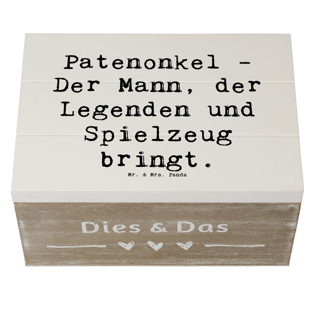 Holzkiste Spruch Patenonkel Geschenk Holzkiste, Kiste, Schatzkiste, Truhe, Schatulle, XXL, Erinnerungsbox, Erinnerungskiste, Dekokiste, Aufbewahrungsbox, Geschenkbox, Geschenkdose, Familie, Vatertag, Muttertag, Bruder, Schwester, Mama, Papa, Oma, Opa