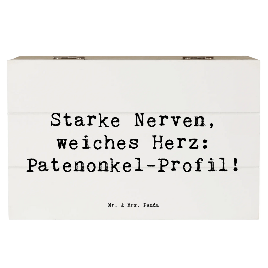 Holzkiste Spruch Starke Patenonkel Holzkiste, Kiste, Schatzkiste, Truhe, Schatulle, XXL, Erinnerungsbox, Erinnerungskiste, Dekokiste, Aufbewahrungsbox, Geschenkbox, Geschenkdose, Familie, Vatertag, Muttertag, Bruder, Schwester, Mama, Papa, Oma, Opa