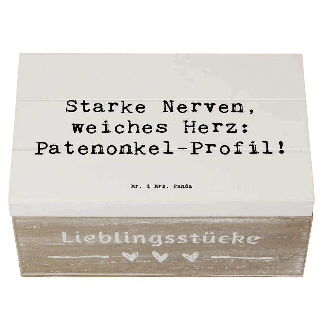 Holzkiste Spruch Starke Patenonkel Holzkiste, Kiste, Schatzkiste, Truhe, Schatulle, XXL, Erinnerungsbox, Erinnerungskiste, Dekokiste, Aufbewahrungsbox, Geschenkbox, Geschenkdose, Familie, Vatertag, Muttertag, Bruder, Schwester, Mama, Papa, Oma, Opa