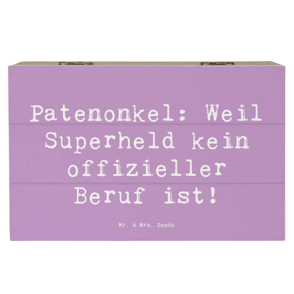 Holzkiste Spruch Patenonkel Superheld Holzkiste, Kiste, Schatzkiste, Truhe, Schatulle, XXL, Erinnerungsbox, Erinnerungskiste, Dekokiste, Aufbewahrungsbox, Geschenkbox, Geschenkdose, Familie, Vatertag, Muttertag, Bruder, Schwester, Mama, Papa, Oma, Opa