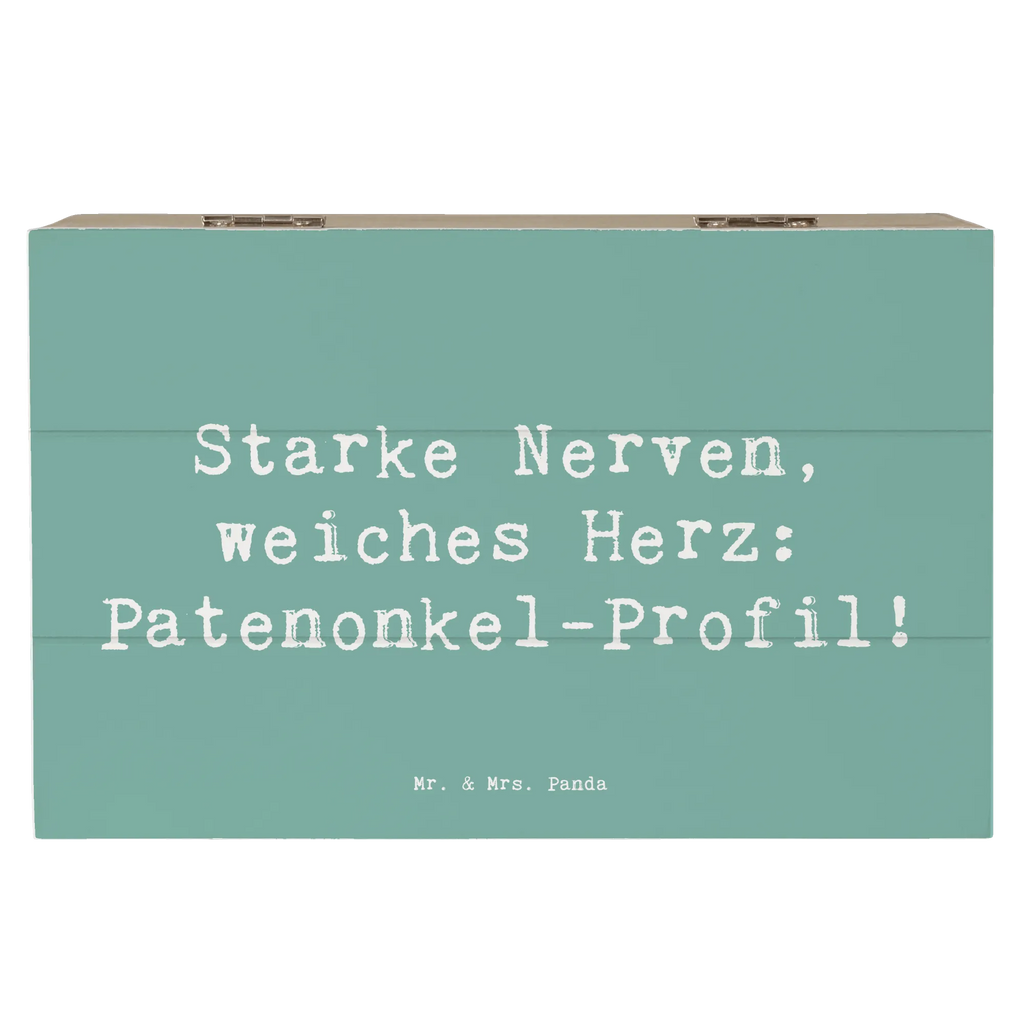 Holzkiste Spruch Starke Patenonkel Holzkiste, Kiste, Schatzkiste, Truhe, Schatulle, XXL, Erinnerungsbox, Erinnerungskiste, Dekokiste, Aufbewahrungsbox, Geschenkbox, Geschenkdose, Familie, Vatertag, Muttertag, Bruder, Schwester, Mama, Papa, Oma, Opa