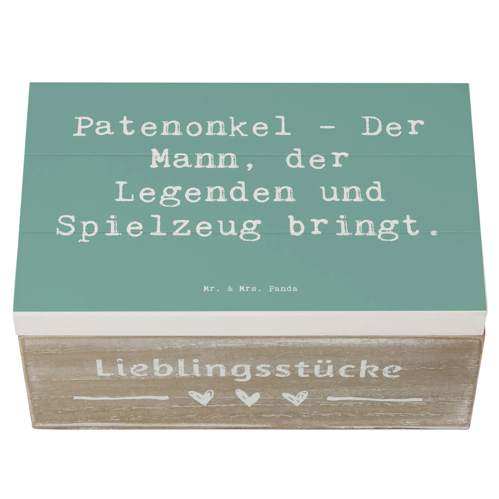 Holzkiste Spruch Patenonkel Geschenk Holzkiste, Kiste, Schatzkiste, Truhe, Schatulle, XXL, Erinnerungsbox, Erinnerungskiste, Dekokiste, Aufbewahrungsbox, Geschenkbox, Geschenkdose, Familie, Vatertag, Muttertag, Bruder, Schwester, Mama, Papa, Oma, Opa