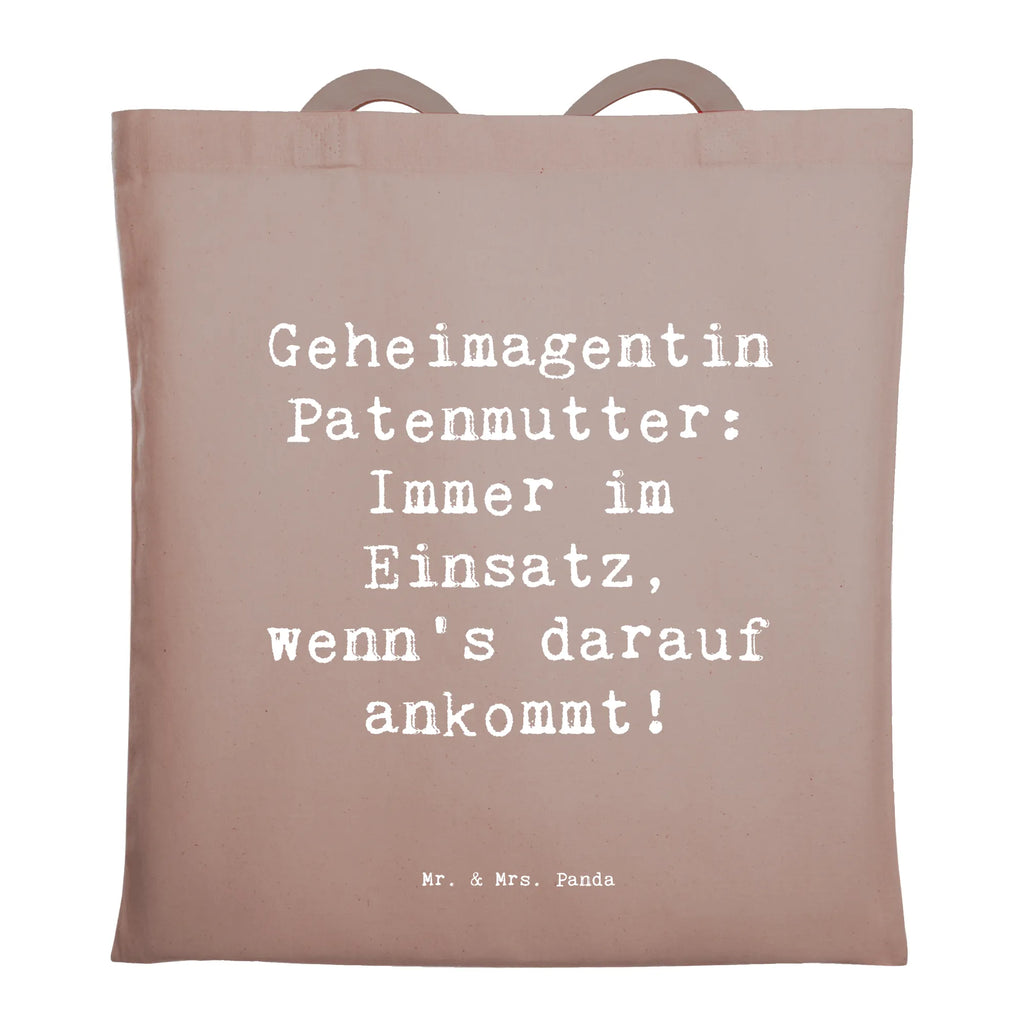 Tragetasche Spruch Geheimagentin Patenmutter Beuteltasche, Beutel, Einkaufstasche, Jutebeutel, Stoffbeutel, Tasche, Shopper, Umhängetasche, Strandtasche, Schultertasche, Stofftasche, Tragetasche, Badetasche, Jutetasche, Einkaufstüte, Laptoptasche, Familie, Vatertag, Muttertag, Bruder, Schwester, Mama, Papa, Oma, Opa