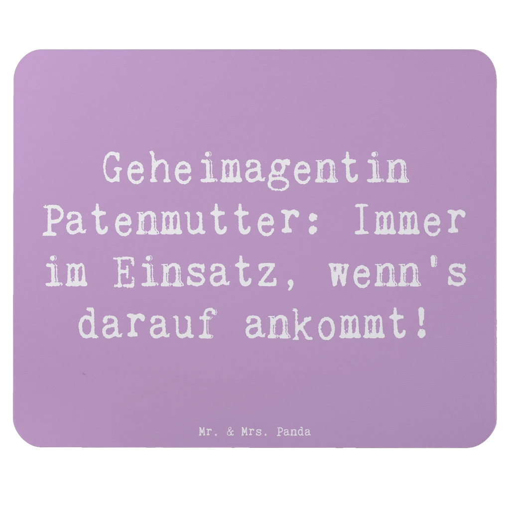 Mauspad Spruch Geheimagentin Patenmutter Mousepad, Computer zubehör, Büroausstattung, PC Zubehör, Arbeitszimmer, Mauspad, Einzigartiges Mauspad, Designer Mauspad, Mausunterlage, Mauspad Büro, Familie, Vatertag, Muttertag, Bruder, Schwester, Mama, Papa, Oma, Opa