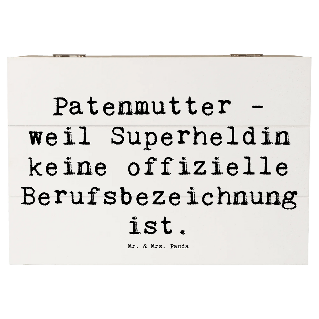 Holzkiste Spruch Patenmutter Superheldin Holzkiste, Kiste, Schatzkiste, Truhe, Schatulle, XXL, Erinnerungsbox, Erinnerungskiste, Dekokiste, Aufbewahrungsbox, Geschenkbox, Geschenkdose, Familie, Vatertag, Muttertag, Bruder, Schwester, Mama, Papa, Oma, Opa