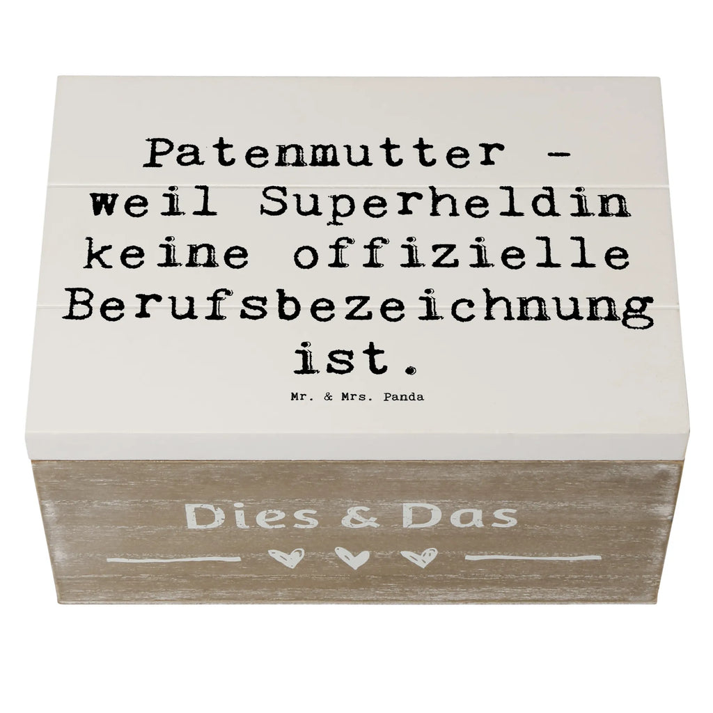 Holzkiste Spruch Patenmutter Superheldin Holzkiste, Kiste, Schatzkiste, Truhe, Schatulle, XXL, Erinnerungsbox, Erinnerungskiste, Dekokiste, Aufbewahrungsbox, Geschenkbox, Geschenkdose, Familie, Vatertag, Muttertag, Bruder, Schwester, Mama, Papa, Oma, Opa