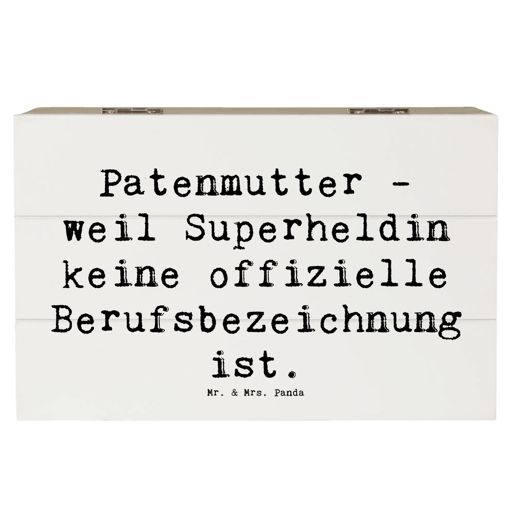 Holzkiste Spruch Patenmutter Superheldin Holzkiste, Kiste, Schatzkiste, Truhe, Schatulle, XXL, Erinnerungsbox, Erinnerungskiste, Dekokiste, Aufbewahrungsbox, Geschenkbox, Geschenkdose, Familie, Vatertag, Muttertag, Bruder, Schwester, Mama, Papa, Oma, Opa