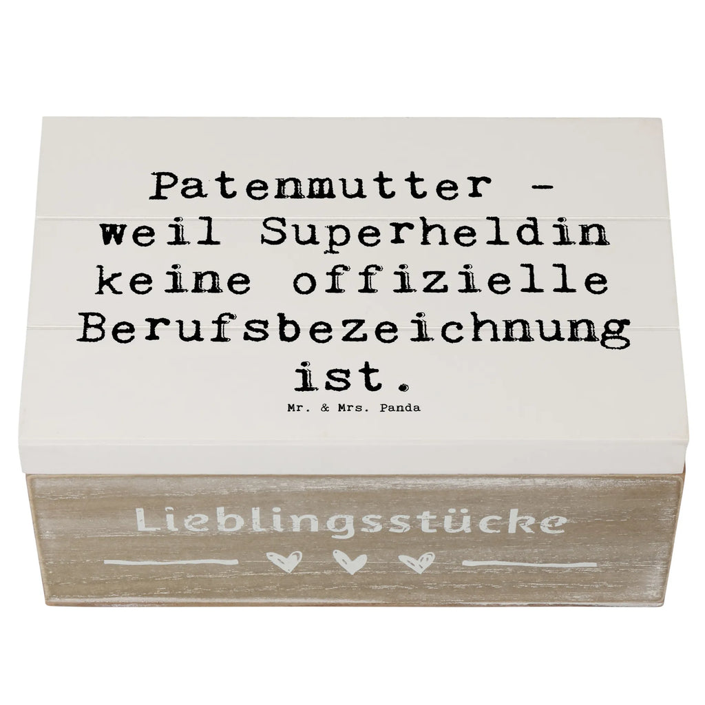 Holzkiste Spruch Patenmutter Superheldin Holzkiste, Kiste, Schatzkiste, Truhe, Schatulle, XXL, Erinnerungsbox, Erinnerungskiste, Dekokiste, Aufbewahrungsbox, Geschenkbox, Geschenkdose, Familie, Vatertag, Muttertag, Bruder, Schwester, Mama, Papa, Oma, Opa