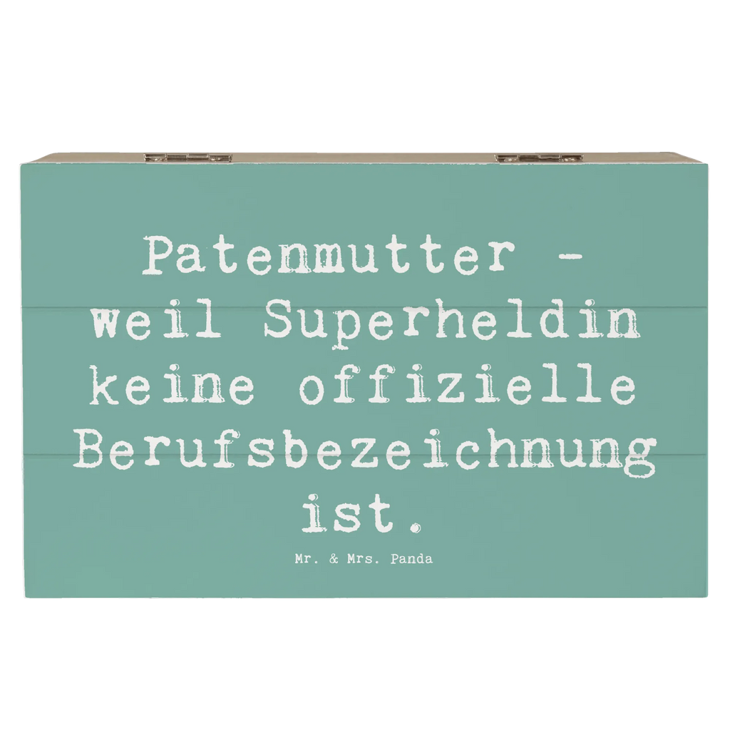 Holzkiste Spruch Patenmutter Superheldin Holzkiste, Kiste, Schatzkiste, Truhe, Schatulle, XXL, Erinnerungsbox, Erinnerungskiste, Dekokiste, Aufbewahrungsbox, Geschenkbox, Geschenkdose, Familie, Vatertag, Muttertag, Bruder, Schwester, Mama, Papa, Oma, Opa