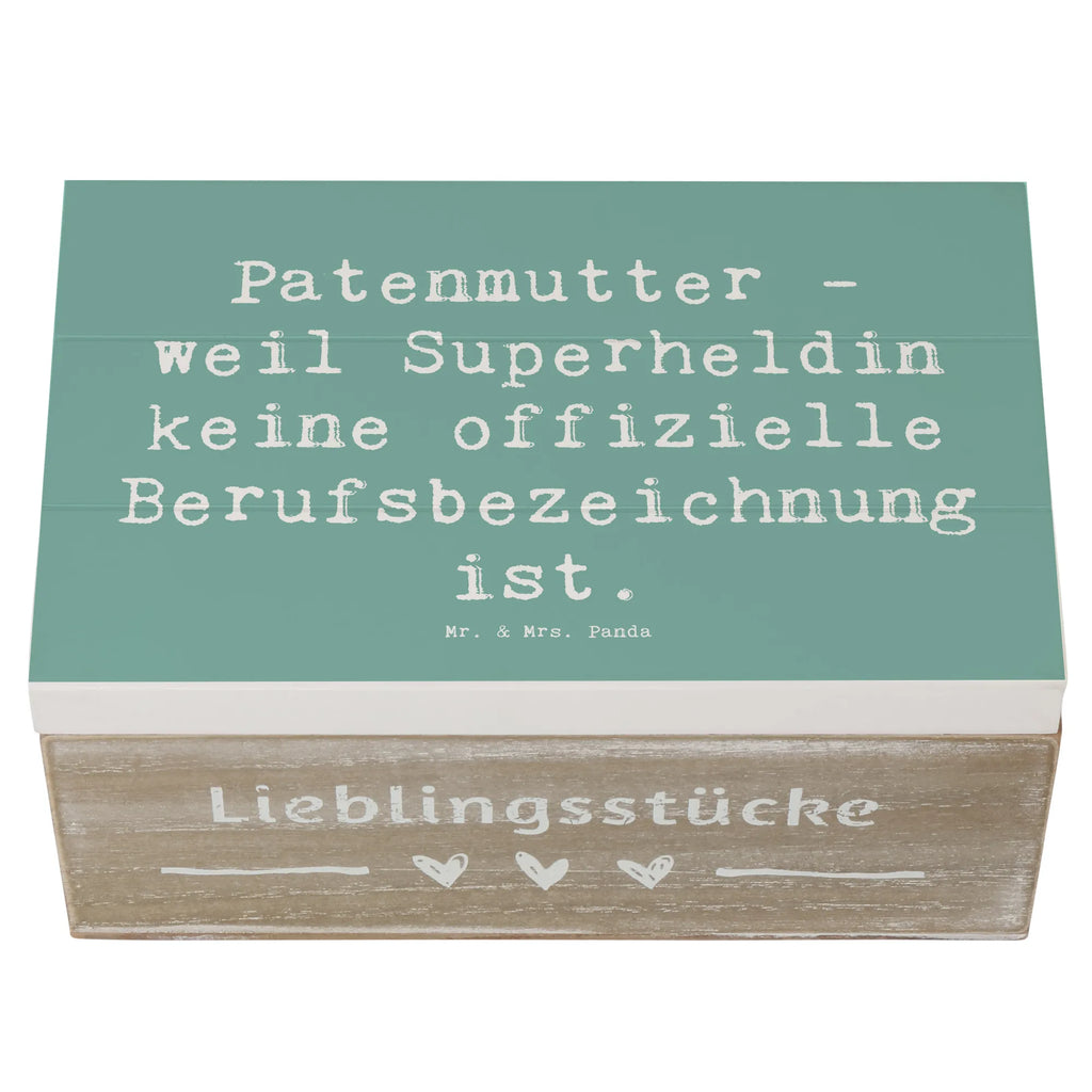 Holzkiste Spruch Patenmutter Superheldin Holzkiste, Kiste, Schatzkiste, Truhe, Schatulle, XXL, Erinnerungsbox, Erinnerungskiste, Dekokiste, Aufbewahrungsbox, Geschenkbox, Geschenkdose, Familie, Vatertag, Muttertag, Bruder, Schwester, Mama, Papa, Oma, Opa