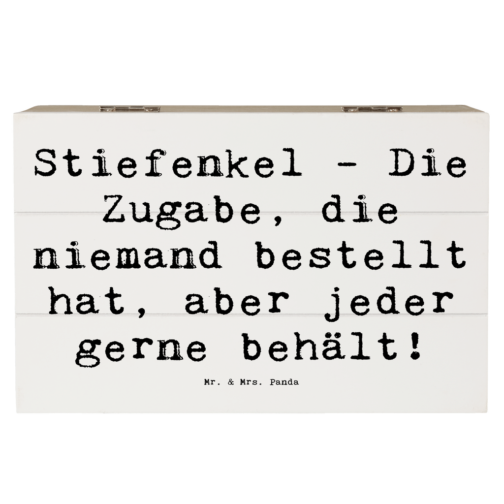 Holzkiste Spruch Stiefenkel Freude Holzkiste, Kiste, Schatzkiste, Truhe, Schatulle, XXL, Erinnerungsbox, Erinnerungskiste, Dekokiste, Aufbewahrungsbox, Geschenkbox, Geschenkdose, Familie, Vatertag, Muttertag, Bruder, Schwester, Mama, Papa, Oma, Opa