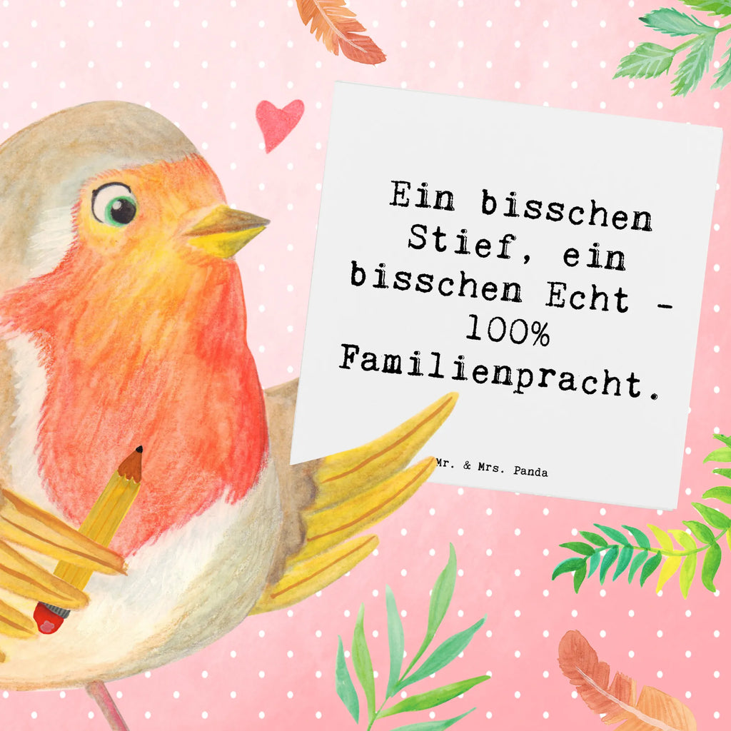 Deluxe Karte Spruch Liebe Stiefenkel Karte, Grußkarte, Klappkarte, Einladungskarte, Glückwunschkarte, Hochzeitskarte, Geburtstagskarte, Hochwertige Grußkarte, Hochwertige Klappkarte, Familie, Vatertag, Muttertag, Bruder, Schwester, Mama, Papa, Oma, Opa