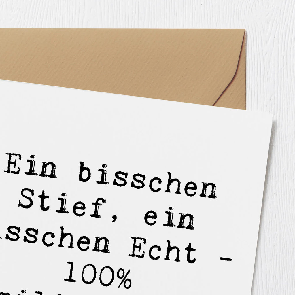 Deluxe Karte Spruch Liebe Stiefenkel Karte, Grußkarte, Klappkarte, Einladungskarte, Glückwunschkarte, Hochzeitskarte, Geburtstagskarte, Hochwertige Grußkarte, Hochwertige Klappkarte, Familie, Vatertag, Muttertag, Bruder, Schwester, Mama, Papa, Oma, Opa