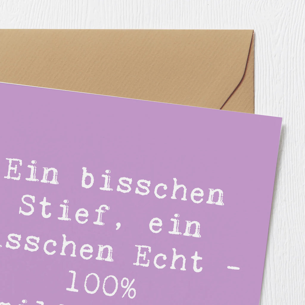 Deluxe Karte Spruch Liebe Stiefenkel Karte, Grußkarte, Klappkarte, Einladungskarte, Glückwunschkarte, Hochzeitskarte, Geburtstagskarte, Hochwertige Grußkarte, Hochwertige Klappkarte, Familie, Vatertag, Muttertag, Bruder, Schwester, Mama, Papa, Oma, Opa