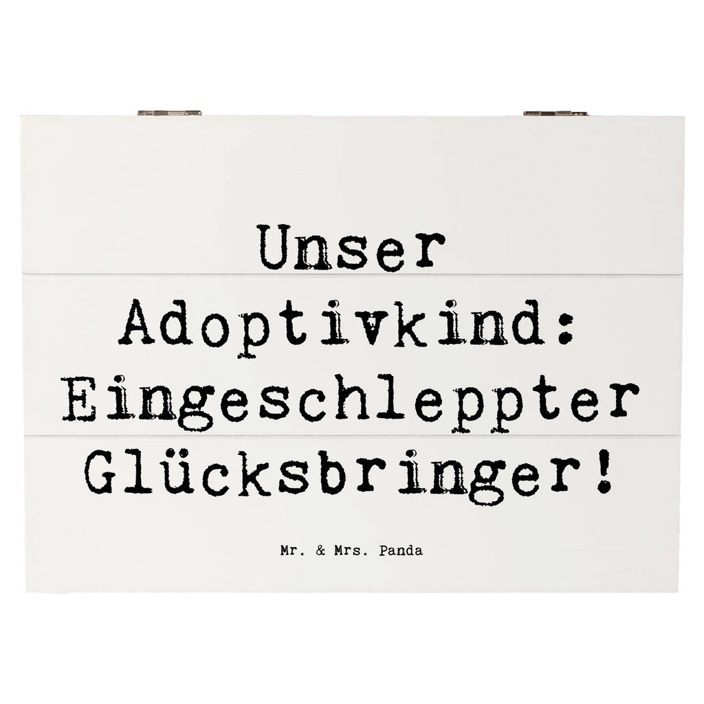 Holzkiste Spruch Adoptivkind Glücksbringer Holzkiste, Kiste, Schatzkiste, Truhe, Schatulle, XXL, Erinnerungsbox, Erinnerungskiste, Dekokiste, Aufbewahrungsbox, Geschenkbox, Geschenkdose, Familie, Vatertag, Muttertag, Bruder, Schwester, Mama, Papa, Oma, Opa