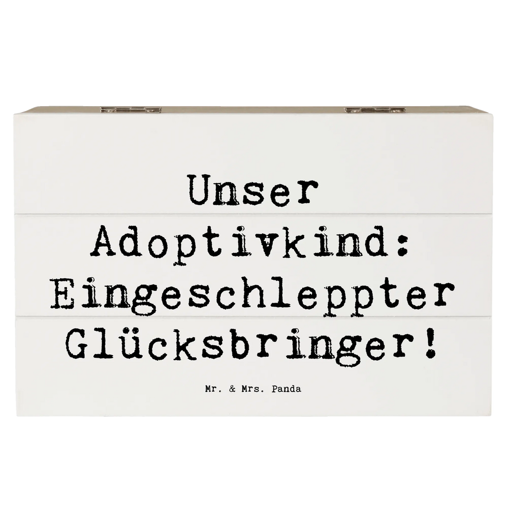 Holzkiste Spruch Adoptivkind Glücksbringer Holzkiste, Kiste, Schatzkiste, Truhe, Schatulle, XXL, Erinnerungsbox, Erinnerungskiste, Dekokiste, Aufbewahrungsbox, Geschenkbox, Geschenkdose, Familie, Vatertag, Muttertag, Bruder, Schwester, Mama, Papa, Oma, Opa