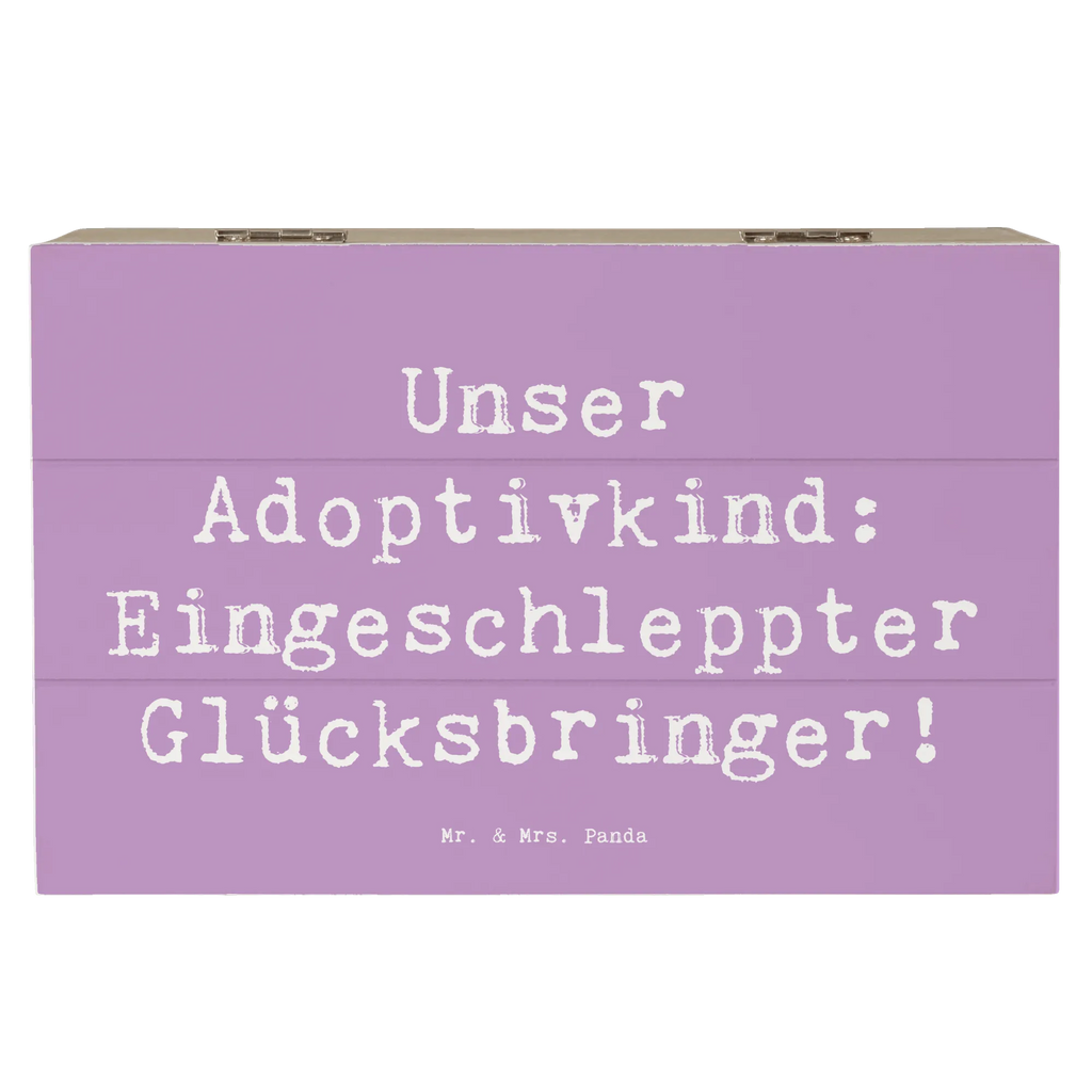 Holzkiste Spruch Adoptivkind Glücksbringer Holzkiste, Kiste, Schatzkiste, Truhe, Schatulle, XXL, Erinnerungsbox, Erinnerungskiste, Dekokiste, Aufbewahrungsbox, Geschenkbox, Geschenkdose, Familie, Vatertag, Muttertag, Bruder, Schwester, Mama, Papa, Oma, Opa