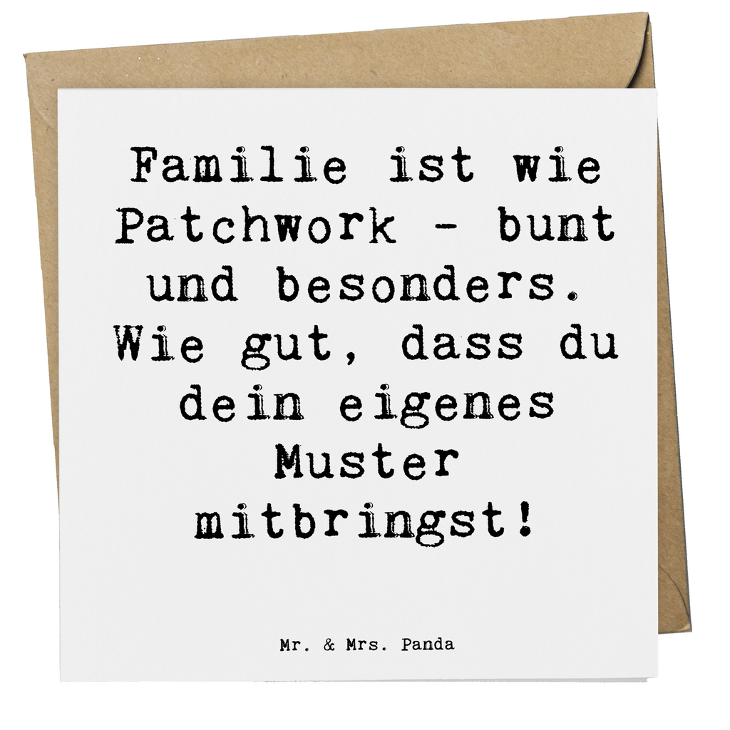 Deluxe Karte Spruch Adoptivkind Patchworkfamilie Karte, Grußkarte, Klappkarte, Einladungskarte, Glückwunschkarte, Hochzeitskarte, Geburtstagskarte, Hochwertige Grußkarte, Hochwertige Klappkarte, Familie, Vatertag, Muttertag, Bruder, Schwester, Mama, Papa, Oma, Opa