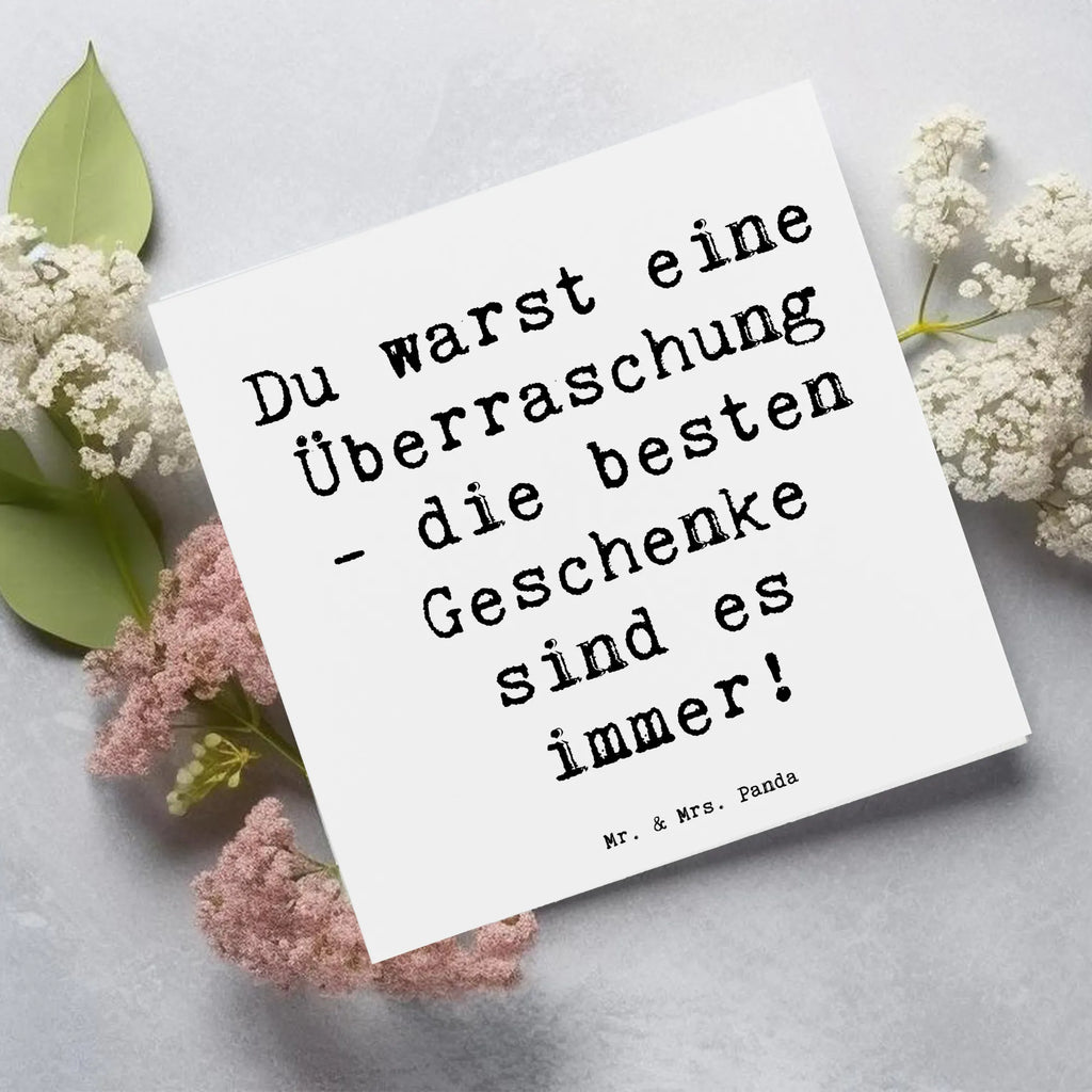 Deluxe Karte Spruch Überraschung Adoptivkind Karte, Grußkarte, Klappkarte, Einladungskarte, Glückwunschkarte, Hochzeitskarte, Geburtstagskarte, Hochwertige Grußkarte, Hochwertige Klappkarte, Familie, Vatertag, Muttertag, Bruder, Schwester, Mama, Papa, Oma, Opa