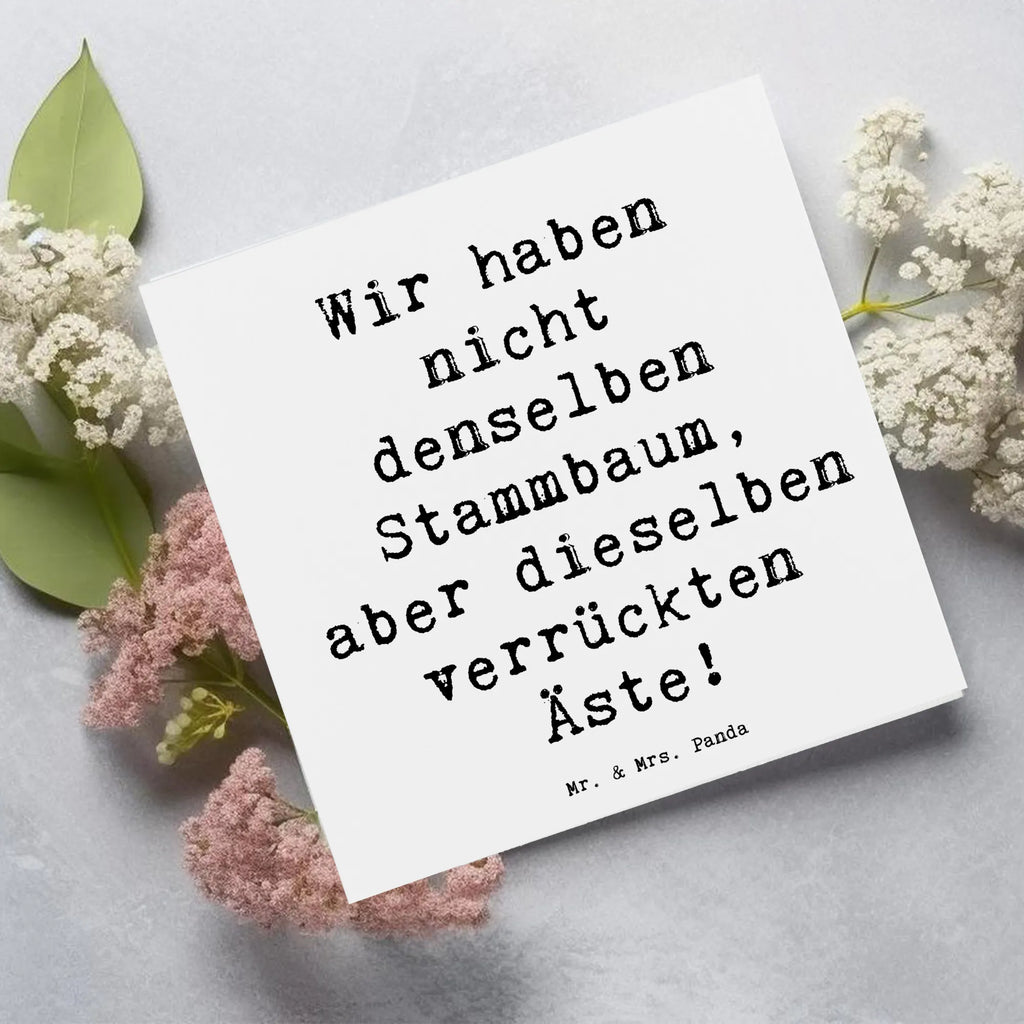 Deluxe Karte Spruch Adoptivkind Verrückte Äste Karte, Grußkarte, Klappkarte, Einladungskarte, Glückwunschkarte, Hochzeitskarte, Geburtstagskarte, Hochwertige Grußkarte, Hochwertige Klappkarte, Familie, Vatertag, Muttertag, Bruder, Schwester, Mama, Papa, Oma, Opa