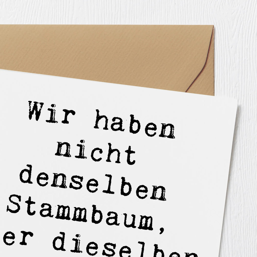 Deluxe Karte Spruch Adoptivkind Verrückte Äste Karte, Grußkarte, Klappkarte, Einladungskarte, Glückwunschkarte, Hochzeitskarte, Geburtstagskarte, Hochwertige Grußkarte, Hochwertige Klappkarte, Familie, Vatertag, Muttertag, Bruder, Schwester, Mama, Papa, Oma, Opa