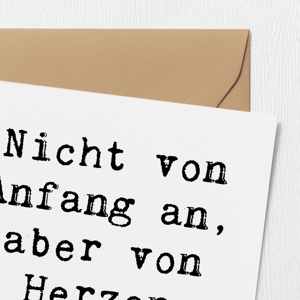 Deluxe Karte Spruch Adoptivkind von Herzen Karte, Grußkarte, Klappkarte, Einladungskarte, Glückwunschkarte, Hochzeitskarte, Geburtstagskarte, Hochwertige Grußkarte, Hochwertige Klappkarte, Familie, Vatertag, Muttertag, Bruder, Schwester, Mama, Papa, Oma, Opa