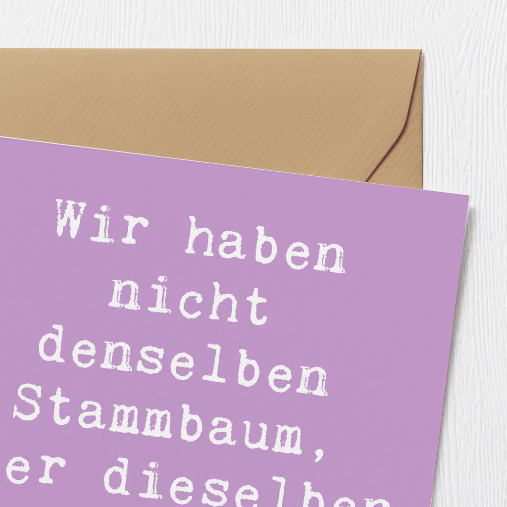 Deluxe Karte Spruch Adoptivkind Verrückte Äste Karte, Grußkarte, Klappkarte, Einladungskarte, Glückwunschkarte, Hochzeitskarte, Geburtstagskarte, Hochwertige Grußkarte, Hochwertige Klappkarte, Familie, Vatertag, Muttertag, Bruder, Schwester, Mama, Papa, Oma, Opa