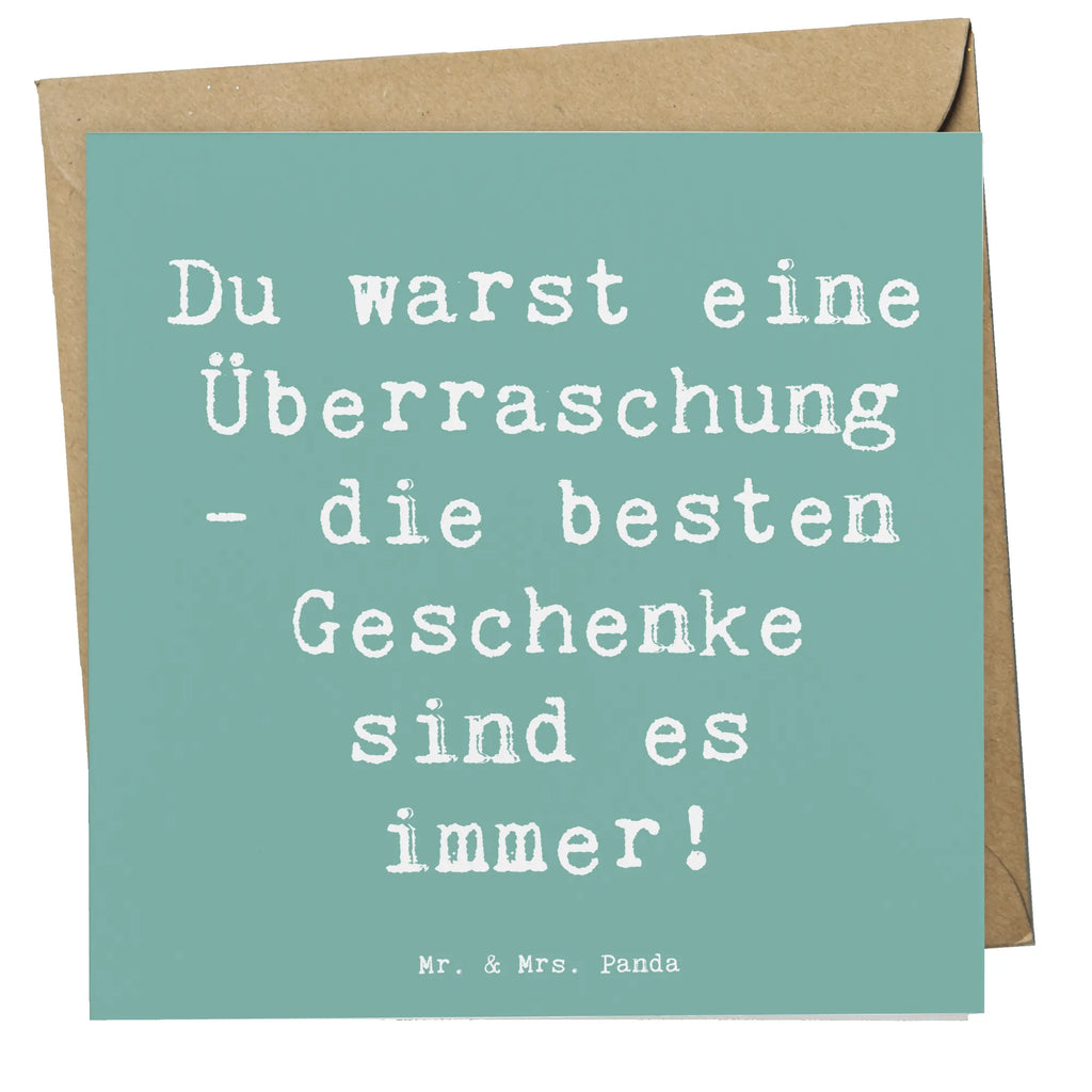 Deluxe Karte Spruch Überraschung Adoptivkind Karte, Grußkarte, Klappkarte, Einladungskarte, Glückwunschkarte, Hochzeitskarte, Geburtstagskarte, Hochwertige Grußkarte, Hochwertige Klappkarte, Familie, Vatertag, Muttertag, Bruder, Schwester, Mama, Papa, Oma, Opa