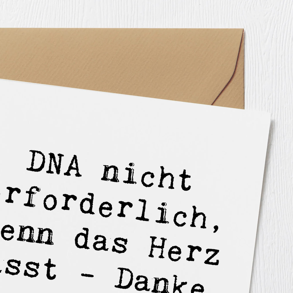 Deluxe Karte Spruch Liebe Adoptiveltern Karte, Grußkarte, Klappkarte, Einladungskarte, Glückwunschkarte, Hochzeitskarte, Geburtstagskarte, Hochwertige Grußkarte, Hochwertige Klappkarte, Familie, Vatertag, Muttertag, Bruder, Schwester, Mama, Papa, Oma, Opa