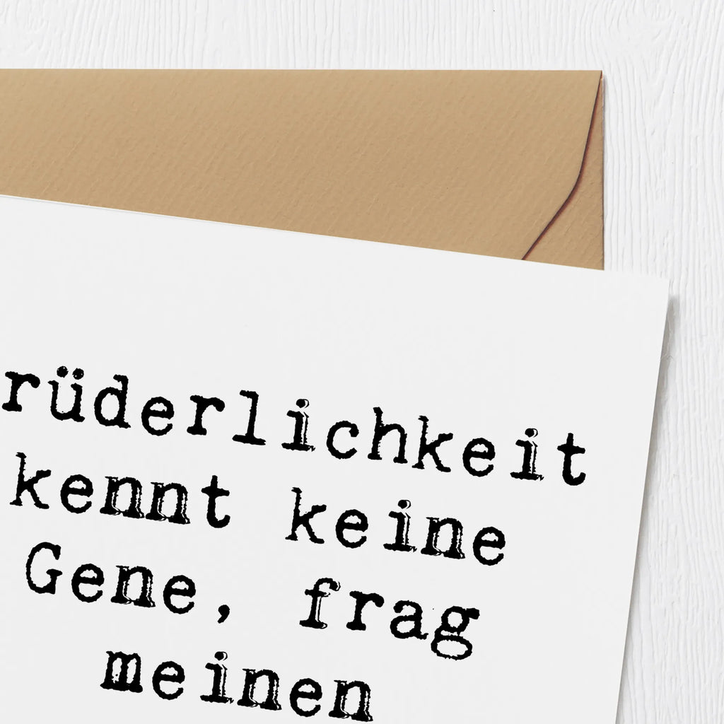 Deluxe Karte Spruch Adoptivbruder Liebe Karte, Grußkarte, Klappkarte, Einladungskarte, Glückwunschkarte, Hochzeitskarte, Geburtstagskarte, Hochwertige Grußkarte, Hochwertige Klappkarte, Familie, Vatertag, Muttertag, Bruder, Schwester, Mama, Papa, Oma, Opa