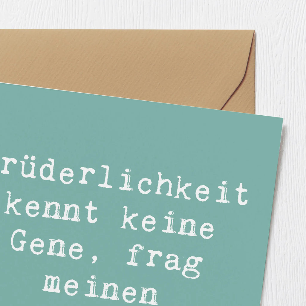 Deluxe Karte Spruch Adoptivbruder Liebe Karte, Grußkarte, Klappkarte, Einladungskarte, Glückwunschkarte, Hochzeitskarte, Geburtstagskarte, Hochwertige Grußkarte, Hochwertige Klappkarte, Familie, Vatertag, Muttertag, Bruder, Schwester, Mama, Papa, Oma, Opa