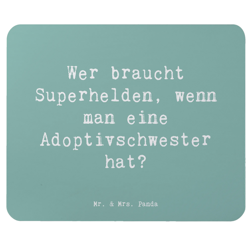 Mauspad Spruch Adoptivschwester Heldin Mousepad, Computer zubehör, Büroausstattung, PC Zubehör, Arbeitszimmer, Mauspad, Einzigartiges Mauspad, Designer Mauspad, Mausunterlage, Mauspad Büro, Familie, Vatertag, Muttertag, Bruder, Schwester, Mama, Papa, Oma, Opa