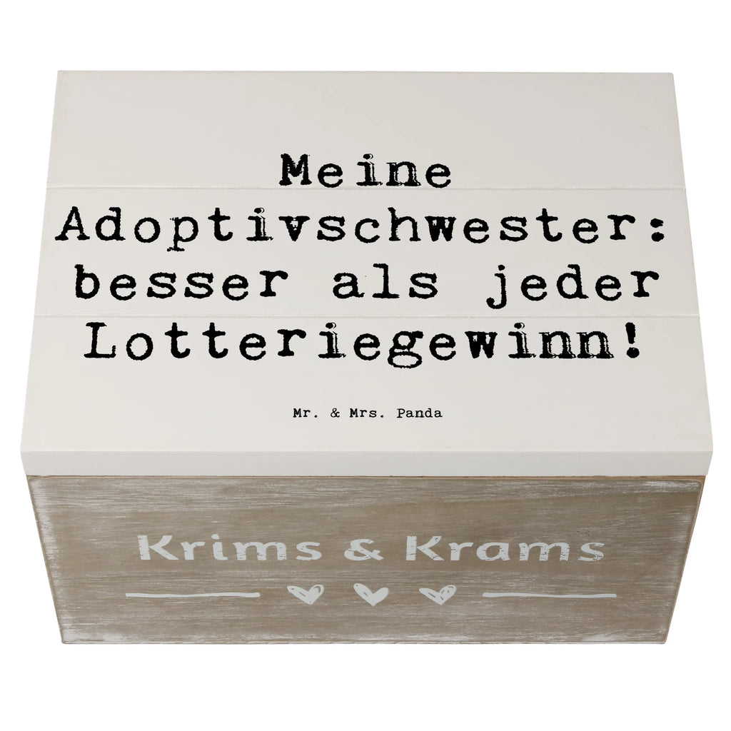 Holzkiste Spruch Adoptivschwester Wunder Holzkiste, Kiste, Schatzkiste, Truhe, Schatulle, XXL, Erinnerungsbox, Erinnerungskiste, Dekokiste, Aufbewahrungsbox, Geschenkbox, Geschenkdose, Familie, Vatertag, Muttertag, Bruder, Schwester, Mama, Papa, Oma, Opa