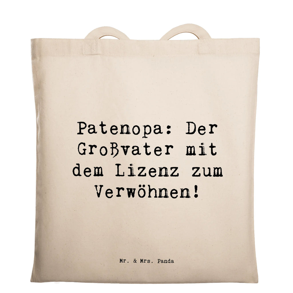 Tragetasche Spruch Patenopa Verwöhnung Beuteltasche, Beutel, Einkaufstasche, Jutebeutel, Stoffbeutel, Tasche, Shopper, Umhängetasche, Strandtasche, Schultertasche, Stofftasche, Tragetasche, Badetasche, Jutetasche, Einkaufstüte, Laptoptasche, Familie, Vatertag, Muttertag, Bruder, Schwester, Mama, Papa, Oma, Opa