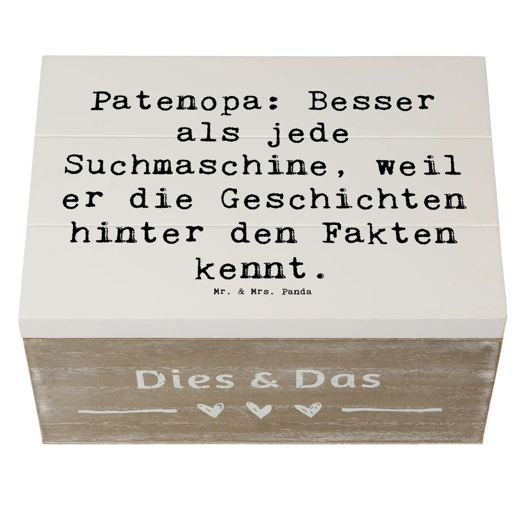 Holzkiste Spruch Patenopa Geschichten Holzkiste, Kiste, Schatzkiste, Truhe, Schatulle, XXL, Erinnerungsbox, Erinnerungskiste, Dekokiste, Aufbewahrungsbox, Geschenkbox, Geschenkdose, Familie, Vatertag, Muttertag, Bruder, Schwester, Mama, Papa, Oma, Opa