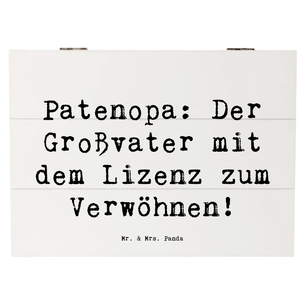 Holzkiste Spruch Patenopa Verwöhnung Holzkiste, Kiste, Schatzkiste, Truhe, Schatulle, XXL, Erinnerungsbox, Erinnerungskiste, Dekokiste, Aufbewahrungsbox, Geschenkbox, Geschenkdose, Familie, Vatertag, Muttertag, Bruder, Schwester, Mama, Papa, Oma, Opa