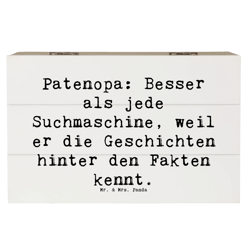 Holzkiste Spruch Patenopa Geschichten Holzkiste, Kiste, Schatzkiste, Truhe, Schatulle, XXL, Erinnerungsbox, Erinnerungskiste, Dekokiste, Aufbewahrungsbox, Geschenkbox, Geschenkdose, Familie, Vatertag, Muttertag, Bruder, Schwester, Mama, Papa, Oma, Opa