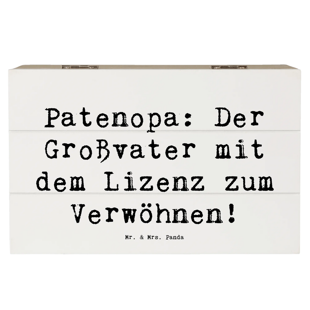 Holzkiste Spruch Patenopa Verwöhnung Holzkiste, Kiste, Schatzkiste, Truhe, Schatulle, XXL, Erinnerungsbox, Erinnerungskiste, Dekokiste, Aufbewahrungsbox, Geschenkbox, Geschenkdose, Familie, Vatertag, Muttertag, Bruder, Schwester, Mama, Papa, Oma, Opa