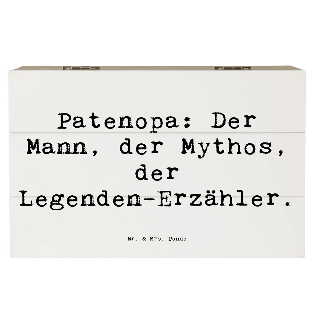 Holzkiste Spruch Patenopa Legende Holzkiste, Kiste, Schatzkiste, Truhe, Schatulle, XXL, Erinnerungsbox, Erinnerungskiste, Dekokiste, Aufbewahrungsbox, Geschenkbox, Geschenkdose, Familie, Vatertag, Muttertag, Bruder, Schwester, Mama, Papa, Oma, Opa