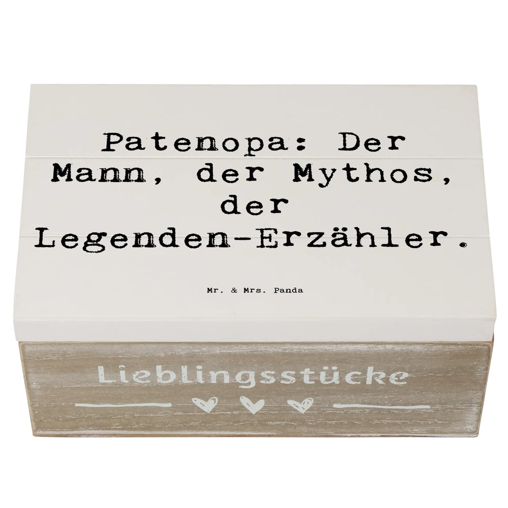 Holzkiste Spruch Patenopa Legende Holzkiste, Kiste, Schatzkiste, Truhe, Schatulle, XXL, Erinnerungsbox, Erinnerungskiste, Dekokiste, Aufbewahrungsbox, Geschenkbox, Geschenkdose, Familie, Vatertag, Muttertag, Bruder, Schwester, Mama, Papa, Oma, Opa