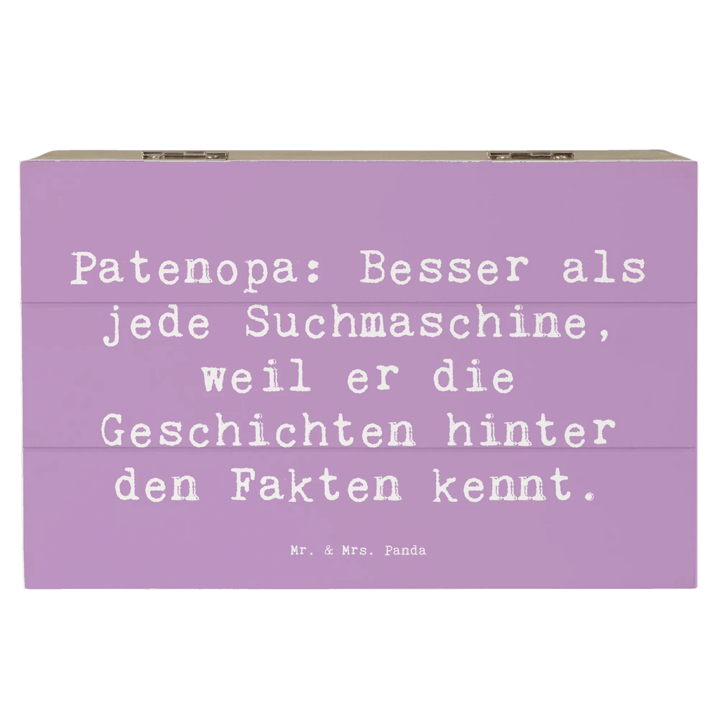 Holzkiste Spruch Patenopa Geschichten Holzkiste, Kiste, Schatzkiste, Truhe, Schatulle, XXL, Erinnerungsbox, Erinnerungskiste, Dekokiste, Aufbewahrungsbox, Geschenkbox, Geschenkdose, Familie, Vatertag, Muttertag, Bruder, Schwester, Mama, Papa, Oma, Opa