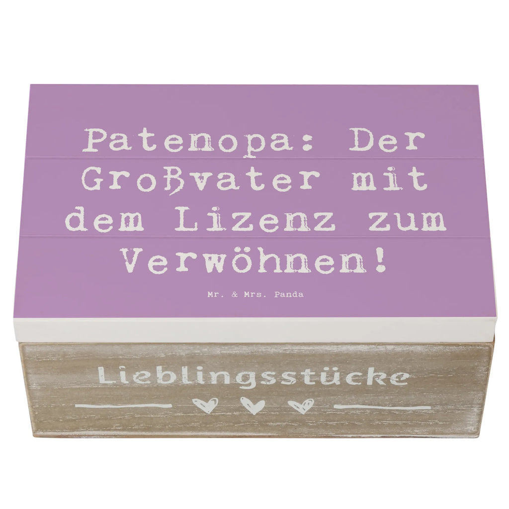 Holzkiste Spruch Patenopa Verwöhnung Holzkiste, Kiste, Schatzkiste, Truhe, Schatulle, XXL, Erinnerungsbox, Erinnerungskiste, Dekokiste, Aufbewahrungsbox, Geschenkbox, Geschenkdose, Familie, Vatertag, Muttertag, Bruder, Schwester, Mama, Papa, Oma, Opa