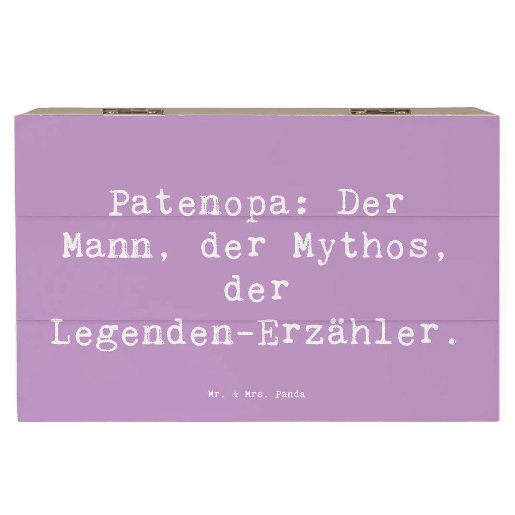 Holzkiste Spruch Patenopa Legende Holzkiste, Kiste, Schatzkiste, Truhe, Schatulle, XXL, Erinnerungsbox, Erinnerungskiste, Dekokiste, Aufbewahrungsbox, Geschenkbox, Geschenkdose, Familie, Vatertag, Muttertag, Bruder, Schwester, Mama, Papa, Oma, Opa