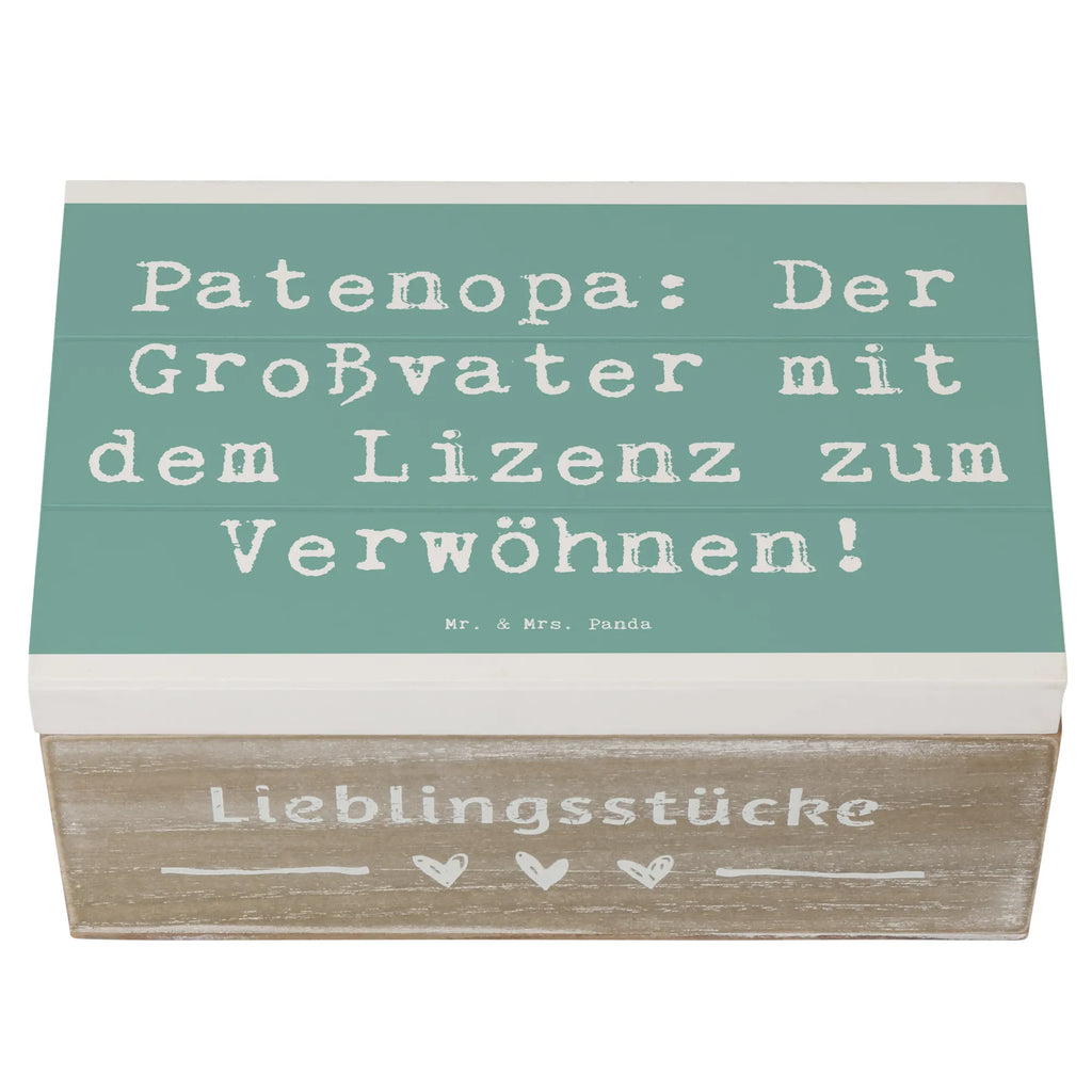 Holzkiste Spruch Patenopa Verwöhnung Holzkiste, Kiste, Schatzkiste, Truhe, Schatulle, XXL, Erinnerungsbox, Erinnerungskiste, Dekokiste, Aufbewahrungsbox, Geschenkbox, Geschenkdose, Familie, Vatertag, Muttertag, Bruder, Schwester, Mama, Papa, Oma, Opa