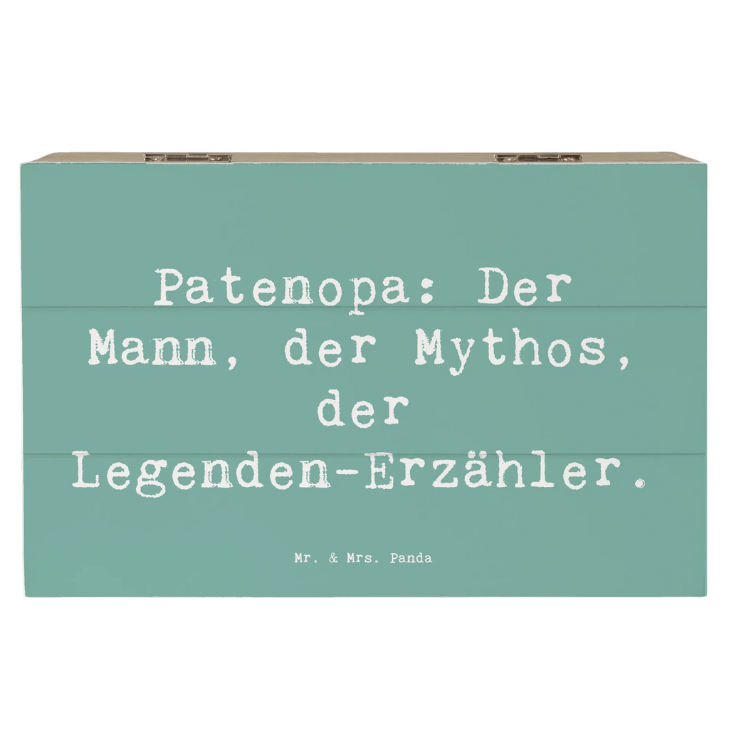 Holzkiste Spruch Patenopa Legende Holzkiste, Kiste, Schatzkiste, Truhe, Schatulle, XXL, Erinnerungsbox, Erinnerungskiste, Dekokiste, Aufbewahrungsbox, Geschenkbox, Geschenkdose, Familie, Vatertag, Muttertag, Bruder, Schwester, Mama, Papa, Oma, Opa