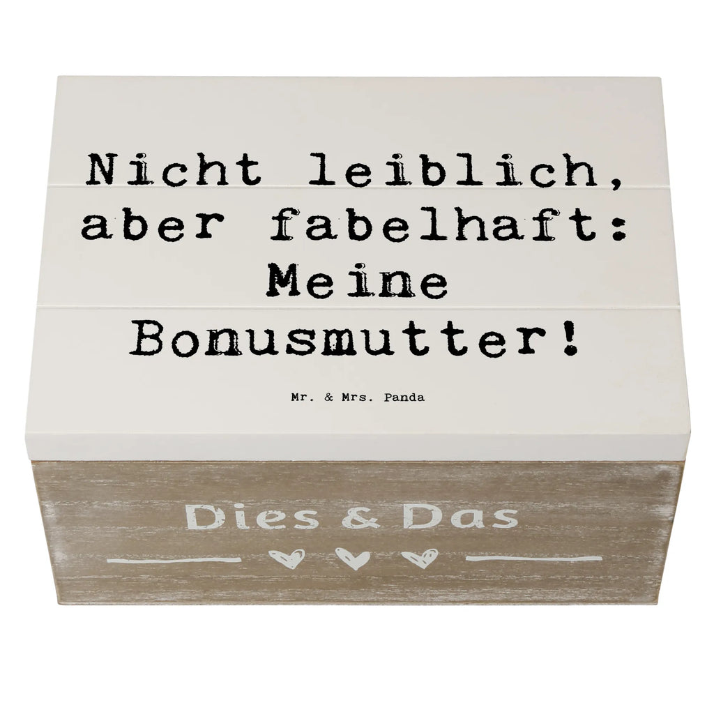 Holzkiste Spruch Bonusmutter Holzkiste, Kiste, Schatzkiste, Truhe, Schatulle, XXL, Erinnerungsbox, Erinnerungskiste, Dekokiste, Aufbewahrungsbox, Geschenkbox, Geschenkdose, Familie, Vatertag, Muttertag, Bruder, Schwester, Mama, Papa, Oma, Opa