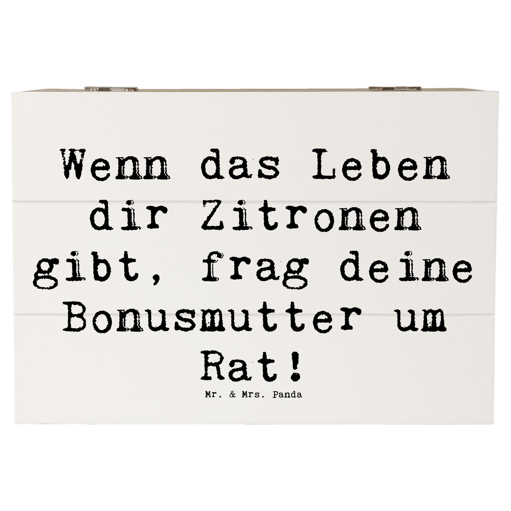 Holzkiste Spruch Rat bei Bonusmutter Holzkiste, Kiste, Schatzkiste, Truhe, Schatulle, XXL, Erinnerungsbox, Erinnerungskiste, Dekokiste, Aufbewahrungsbox, Geschenkbox, Geschenkdose, Familie, Vatertag, Muttertag, Bruder, Schwester, Mama, Papa, Oma, Opa