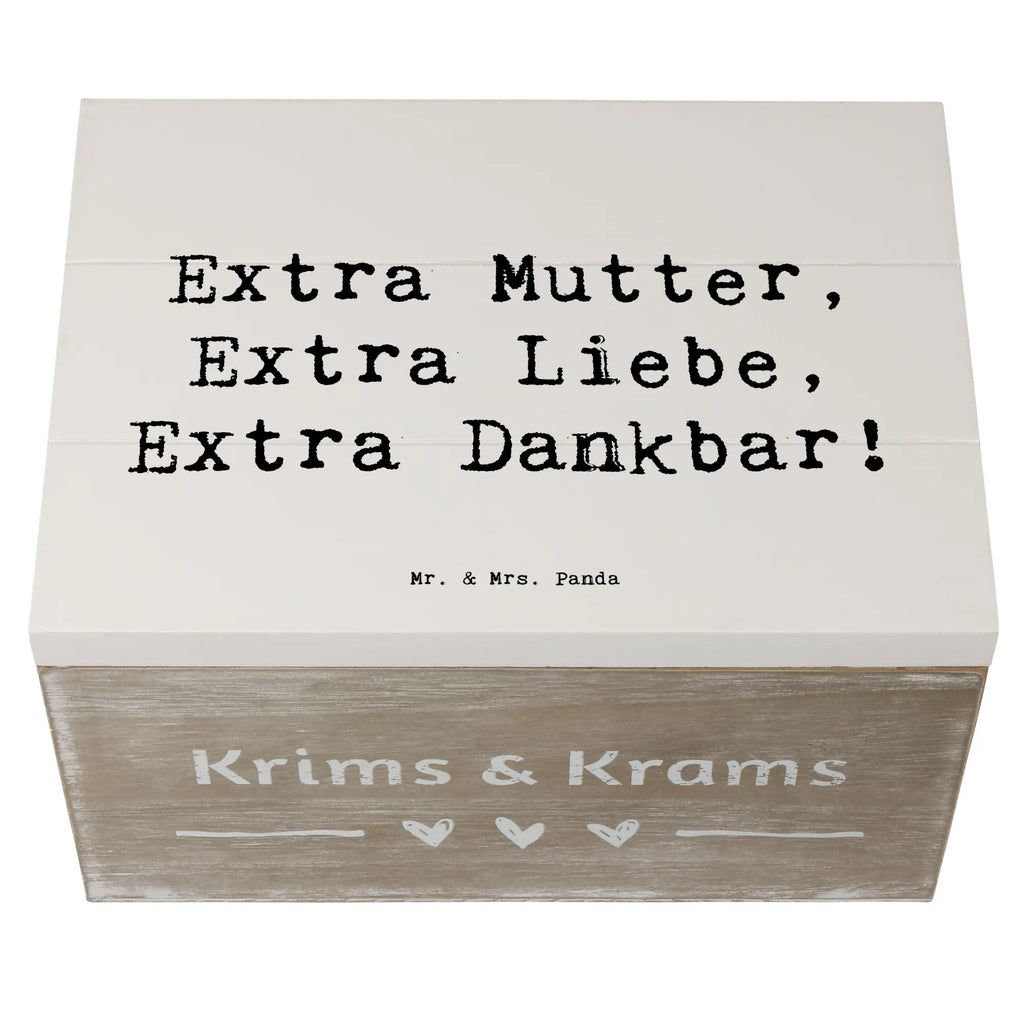 Holzkiste Spruch Bonusmutter Extra Liebe Holzkiste, Kiste, Schatzkiste, Truhe, Schatulle, XXL, Erinnerungsbox, Erinnerungskiste, Dekokiste, Aufbewahrungsbox, Geschenkbox, Geschenkdose, Familie, Vatertag, Muttertag, Bruder, Schwester, Mama, Papa, Oma, Opa